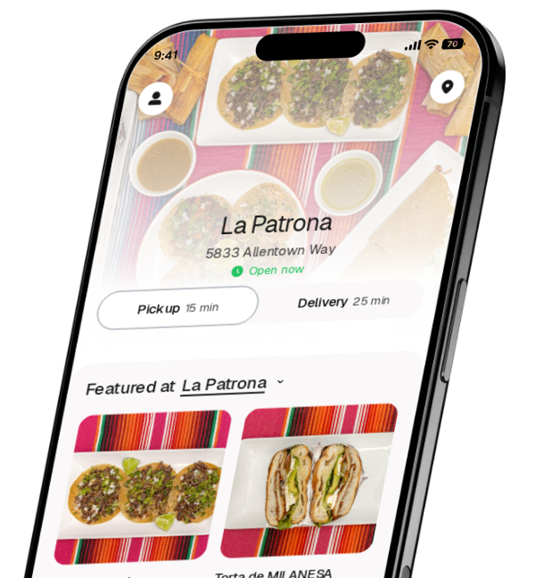 La Patrona app preview