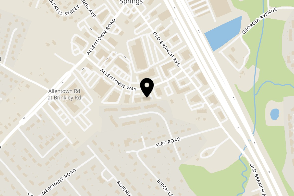 Map showing the location of La Patrona on 5833 Allentown Way in Temple Hills